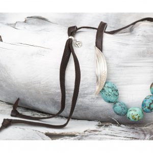 Preciosas Indigenas Joyas - Coleccion Gecko - Collar Mimetic Azul